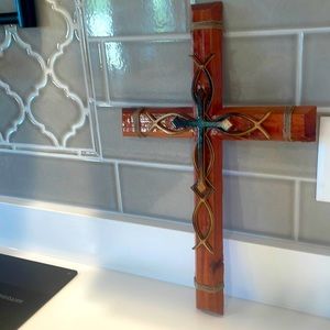 Wooden Cross wall hanging